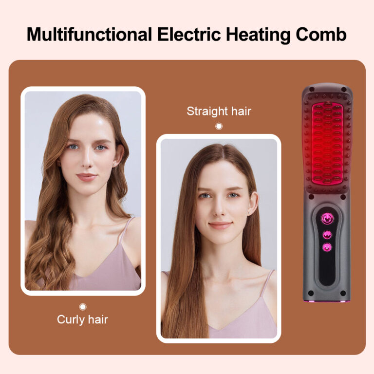 Hair Straightener Curler Comb