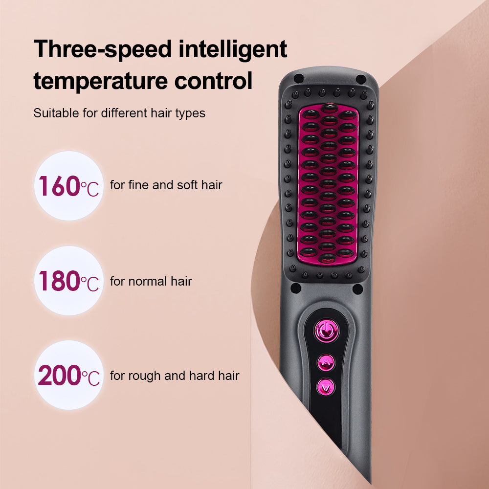 Hair Straightener Curler Comb